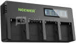 Neewer 4 Channel LCD Display Charger For Sony NP-F550 10100458
