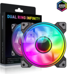Dual Ring Infinity 120mm Case Fan Black