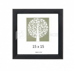 Rėmelis 15x15 med 1200898 PINO Black | 11mm
