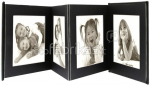 Deknudt Leporello black 8x13x18 8 photos A66DC2 8PH