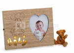 Rėmelis KPH 1400 med BABY's LED HEART i&scaron;matavimai 20x18 cm, nuotrauka 8 cm