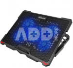 Tellur Cooling pad Basic 17, 5 fans, LED, black