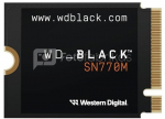 SSD|WESTERN DIGITAL|Black SN770M|500GB|M.2|PCIe Gen4|NVMe|Write speed 4000 MBytes/sec|Read speed 5000 MBytes/sec|2.38mm|TBW 300 TB|WDS500G3X0G