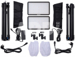 Amaran Pano 60c - 2 Light Kit (Charcoal)
