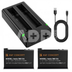 K&F Concept K&F Insta 360 X4 2x batteries and charger