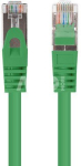 Lanberg patchcord kat.6 FTP 0.5m zielony Fluke Passed 10-PACK