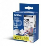Brother TZ-E261, 36mm, black on white, adhesive, p-touch tape