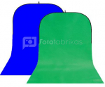 StudioKing Background Board BBT-10-07 Green/Blue 150x400 cm