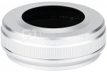JJC LH JX100VII Zonnekap Zilver (Fujifilm LH X100 lens hood en AR X100 adapter ring)