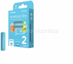 Įkraunamos baterijos Panasonic ENELOOP Lite BK-4LCCE/2BE (52361160), 550 mAh, 3000 (2xAAA)