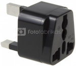 Maclean Adapter EU socket for UK MCE154 plug black