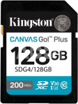 KINGSTON 128GB UHS-I SD Memory Card (Class 10, U3, V30)