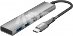 Goobay Slim 4-Port USB Hub, USB-C to USB-C/USB-A, 5 Gbit/s | 76563