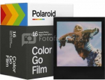 POLAROID GO FILM DOUBLE PACK 16 PHOTOS - BLACK FRAME