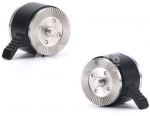 Side Quick Adjust Rosette Adapter - Black(One Pair)