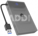 Icy Box IB-AC603b-U3 2.5" SATA III to USB 3.2 Gen 1 Type-A Adapter, With Protection Box, Black Raidsonic