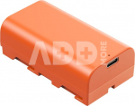 SmallRig 4971 NP-F550 USB-C Rechargeable Camera Battery Orange