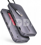 AXAGON HMC-12GM2 USB hub 12in1 10Gbps HDMI DP LAN M.2