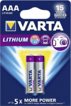 1x2 Varta Lithium Micro AAA LR 03