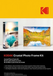 Kodak Crystal Photo Frame Kit 5 Sheets