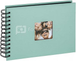Walther Fun mint green 23x17 40 black Pages Wire-O SA109A