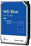 HDD|WESTERN DIGITAL|Blue|4TB|SATA|256 MB|5400 rpm|3,5"|WD40EZAX