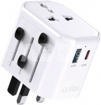 SBS travel charger 2500W Europe/USA/Asia/Africa USB/USB-C