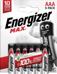 Energizer battery Max Alkaline AAA CHP6