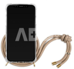 Lookabe Necklace iPhone Xs gold nude loo008
