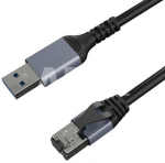 Interneto kabelis CAT6 UTP, USB3.0 Type-A - RJ45, 1m