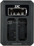 JJC Nikon DCH ENEL14A USB Dual BatteryCharger (voorNikon EN EL14/EN EL14A)