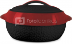 Milton casserole Matrix 2.5, black/red