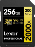 LEXAR PRO 2000X SDHC/SDXC UHS-II U3(V90) R300/W260 (W/O CARDREADER) 256GB