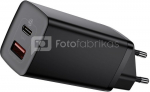 Baseus GaN2 Lite Quick Travel Charger USB+C 65W EU (black)
