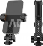 K&F Concept K&F Phone Holder Clamp With Two Cold Shoe Mount 360&deg; Adjustment