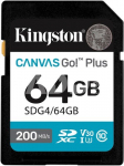 KINGSTON 64GB UHS-I SD Memory Card (Class 10, U3, V30)