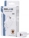 Beline Charger 20W USB-C + USB-A white