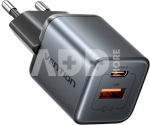 GaN Vention USB-C + USB-A 30W Charger (Gray)