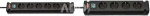 Bremounta 6-socket 3m Black