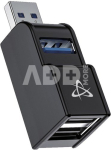 H-606 3 Port USB-A (1x 3,0, 2x 2,0)