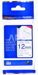 Brother TZ-EFA3 12mm Blue on White Fabric Tape