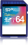 SILICON POWER 64GB, SDXC Elite UHS-I, Class 10, up to 50/15 MB/s in reading and writing