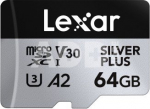 Lexar Professional SILVER PLUS microSDXC UHS-I Card 64 GB