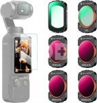 K&F Concept K&F DJI Osmo Pocket 3 - 6pcs Filter Kit (UV+CPL+ND16/PL+ND32/PL+ND64/PL+ND256/PL)