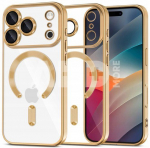 Tech-Protect case Apple iPhone 17 Pro MagFlex MagSafe, golden/transparent