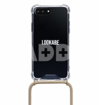 Lookabe Necklace iPhone 7/8+ gold nude loo007