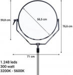 Falcon Eyes Bi-Color LED Lamp Sophiez SO-300TDX on 230V