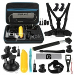 Puluz 20 in 1 Accessories Ultimate Combo Kits for sports cameras PKT11