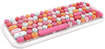 Wireless keyboard MOFII Candy BT (White-Pink)