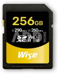 Wise SD-N 256GB SDXC UHS-II V90 Memory Card